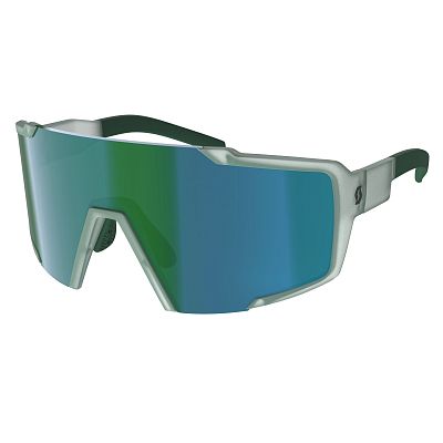 Превью  Велоочки SCOTT Shield Compact Mineral Blue, Линзы: Green Chrome (289235-7240121)